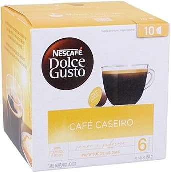 Dolce Gusto Café Caseiro 10 Cápsulas