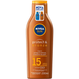 Protetor Solar Nivea Sun Protect & Bronze FPS15 - 200ml