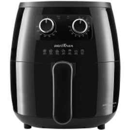 Fritadeira Elétrica sem Óleo Air Fryer Britânia Preta 6L com Timer - BFR15P 220V