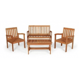 Conjunto Jardim Em Madeira Robust - Natural