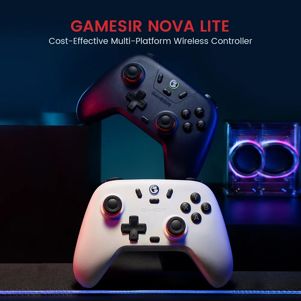 [Taxa Inclusa] Controle Sem Fio Gamesir T4 Nova Lite -Analógicos Hall Effect