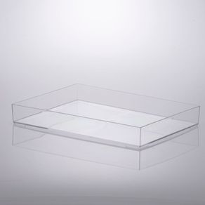 Bandeja Acrílico Cristal 34,5cm x 25cm