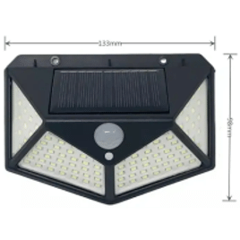 Luminária Dafushop Solar Sensor de Presença 100 Leds