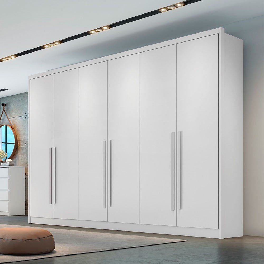 Guarda Roupa Roma 6 Portas 6 Gavetas Clic Móveis