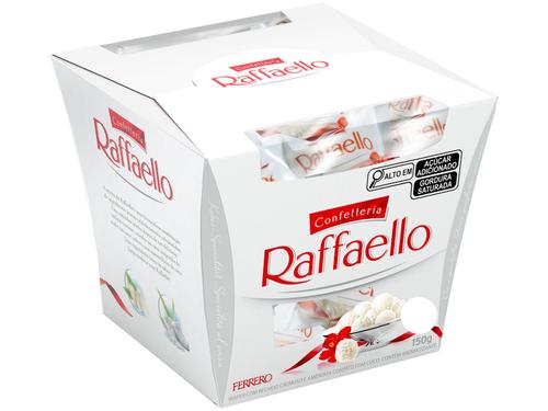 Caixa com 15 Unidades Bombom Ferrero Rocher Raffaello - 90g