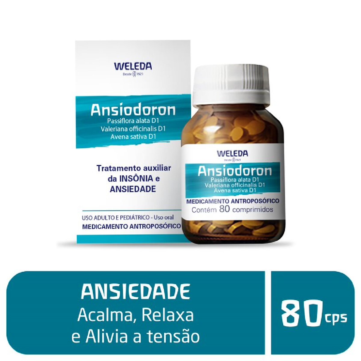 Ansiodoron Weleda 80 Comprimidos