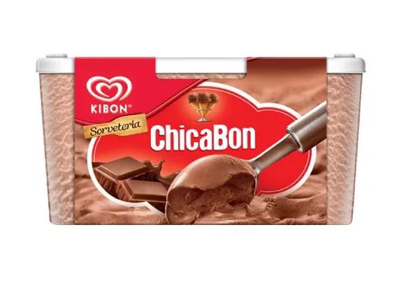 2 Unidades Pote de Sorvete Chicabon 1,5L