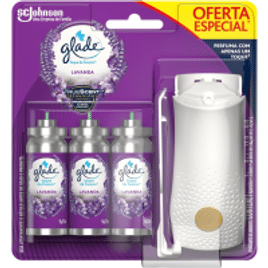 Aromatizador Toque de Frescor Glade Aparelho + 3 Refis 12ml