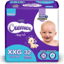 Fralda Cremer Disney Baby XXG - 32 Unidades