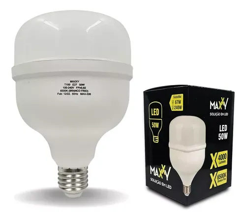 Lâmpada Led Bulbo 50w Fria