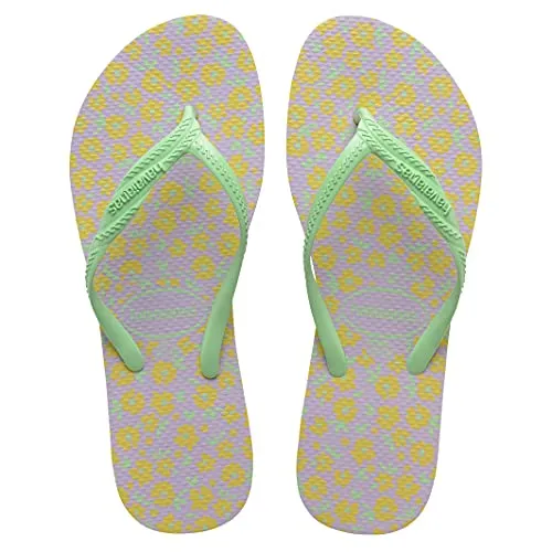 Chinelo Fantasia Romântica, Havaianas, Feminino, Lilas Calmo, 37/38