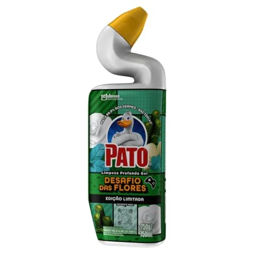 [REC] Pato Limpador Sanitário Limpeza Profunda Gel Edição Limitada Desafio das Flores 750ml