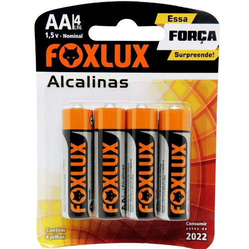 4 Unidades Pilha Alcalina AA