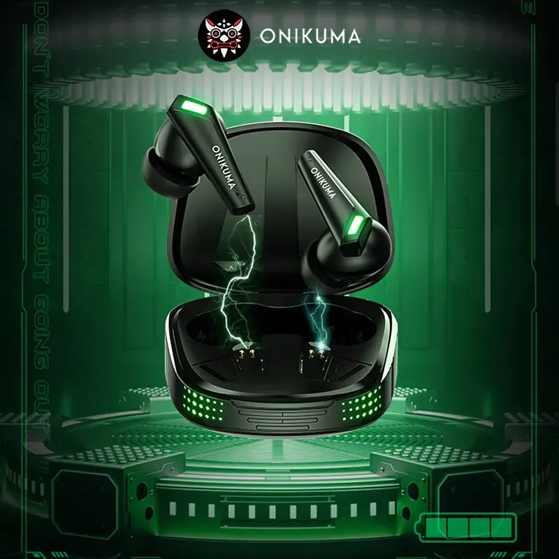 [APP/Taxa Inclusa] Fones de Ouvido ONIKUMA-T308 - Bluetooth 5.3, Com Baixa Latência