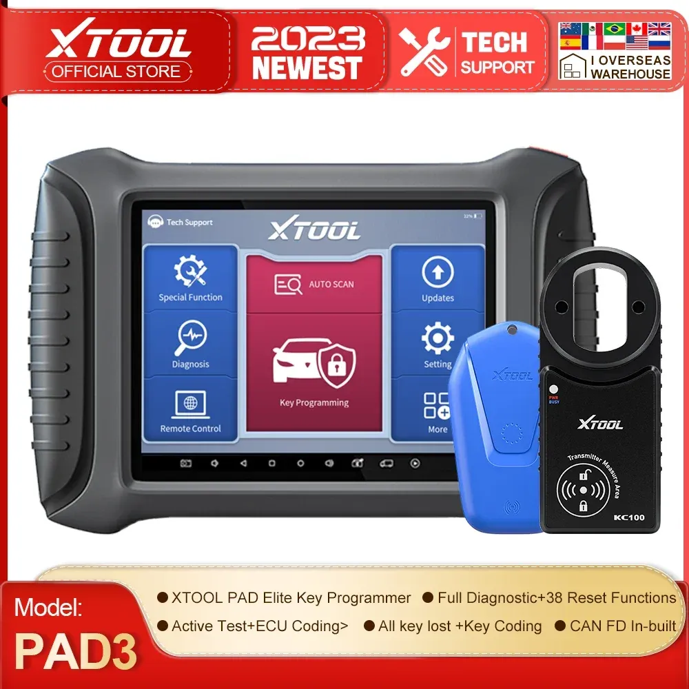 [Do Brasil/Google Pay/Moedas] Ferramenta Automotiva para Diagnostico Xtool pad3 elite