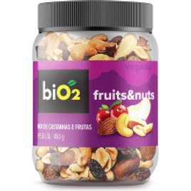 Mix De Castanhas E Frutas BiO2 - 450g