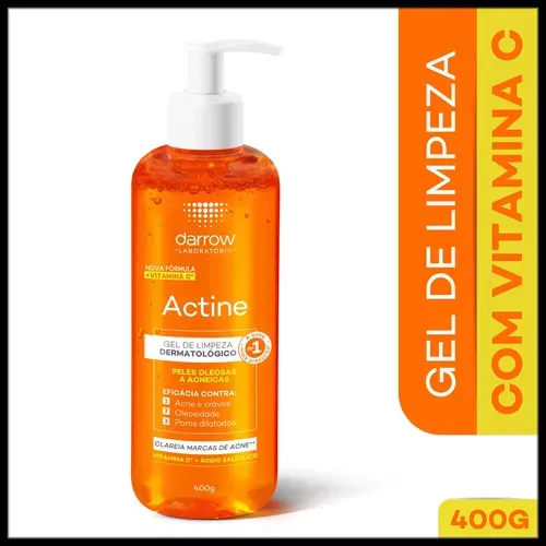 Darrow Actine Gel De Limpeza 400G