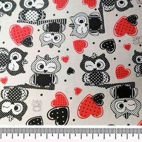 Tecido Tricoline Infantino Lg1,40 29601 Corujitas 2 01