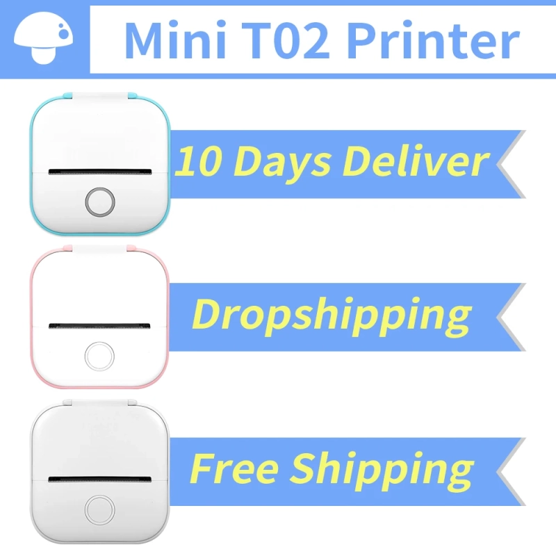 Mini Impressora Térmica Portátil Phomemo T02