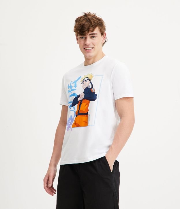 Camiseta Easy em Meia Malha com Estampa Naruto