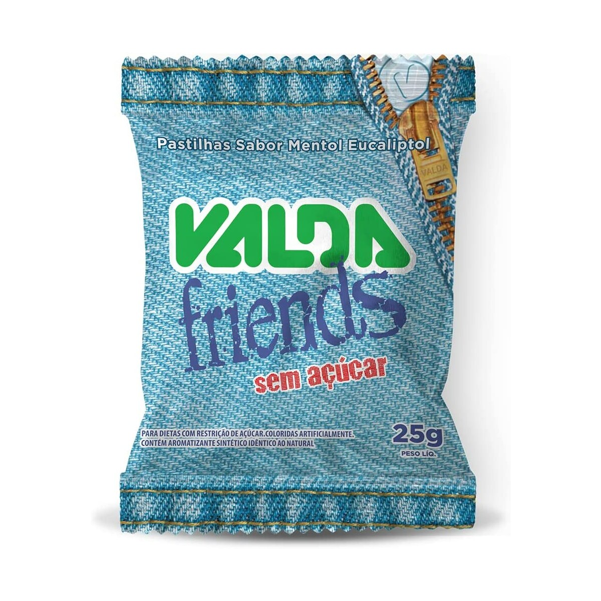 Pastilhas Valda Friends Classic Sem Acucar 25g