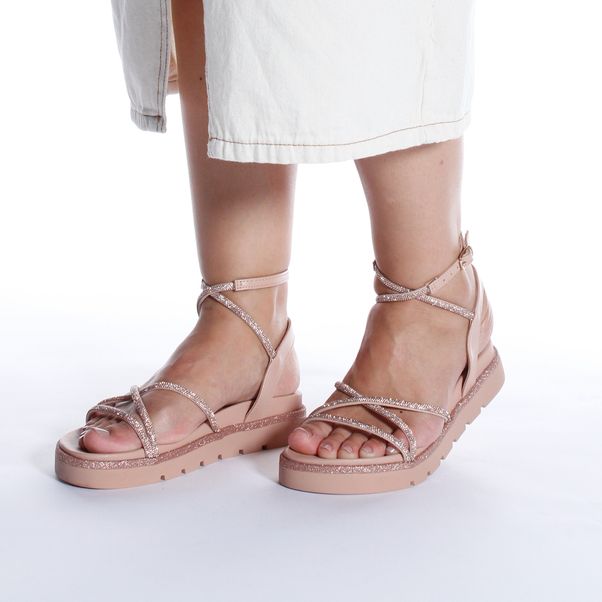 Sandália Amarração Via Marte Feminino