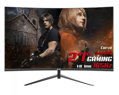 Monitor Gamer Ninja Rinnegan, 27 Pol, Curvo, Quad HD, 1ms, 165Hz, HDR, FreeSync, HDMI/DP, MGN-004-27S