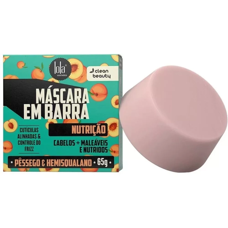 Máscara Capilar Lola Cosmetics Em Barra Nutrição - 65g