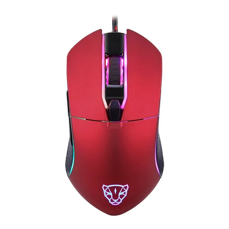 Mouse Gamer Motospeed V30, RGB, 3500DPI, 6 Botoes, Vermelho, MG-V30-RD-WW