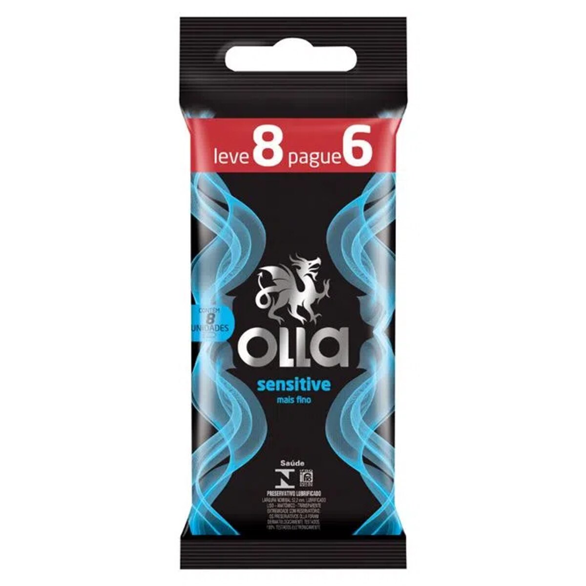 Preservativo Olla Sensitive Leve 8 Pague 6