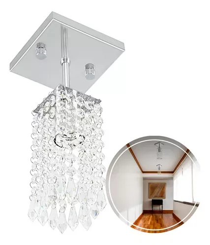 Lustre Clearcrillic Cristal Quadrado