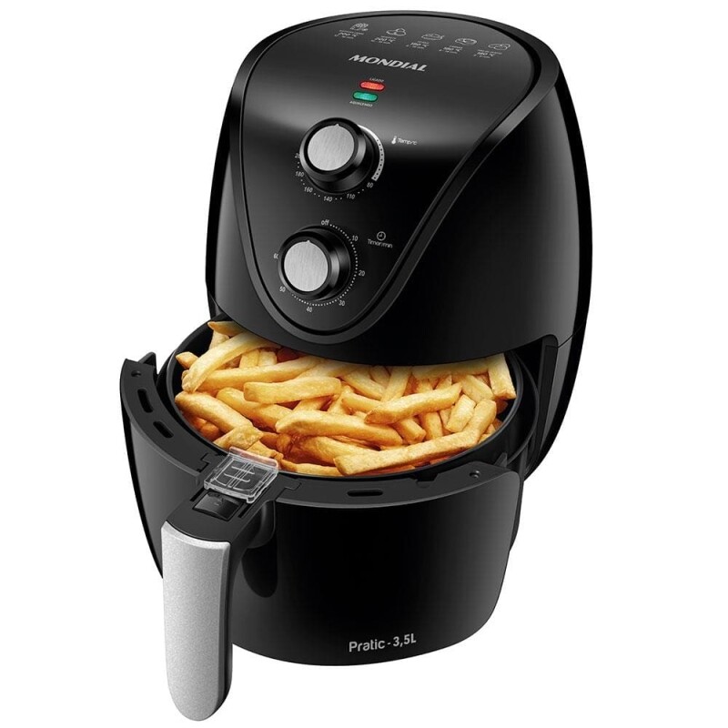 Fritadeira Elétrica New Pratic Mondial 3,5L com Timer - AF-31