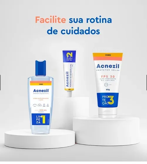 Sabonete Líquido Facial Acnezil Combate Cravos 400ml