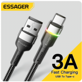 Cabo USB Essager Tipo C 2M