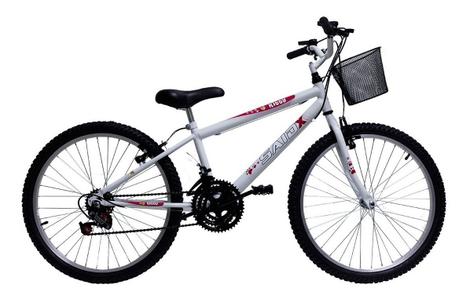 Bicicleta Aro 24 Feminina 18 Marchas Kitty Said-x