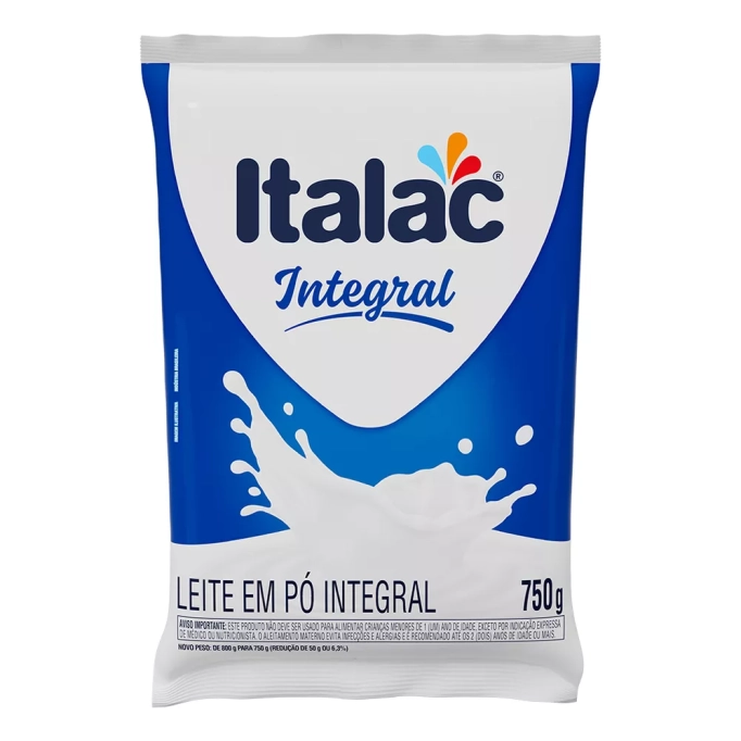 Leite em PÓ Integral Italac - 750g