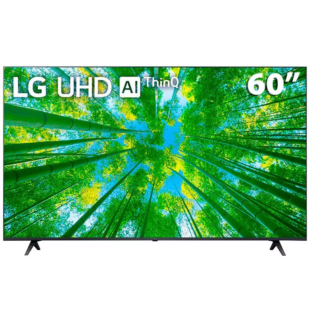 Smart TV 60 LG 4K UHD 60UQ8050 WiFi, Bluetooth, HDR, Nvidia GEFORCE NOW, ThinQ AI, Smart Magic, Google, Alexa