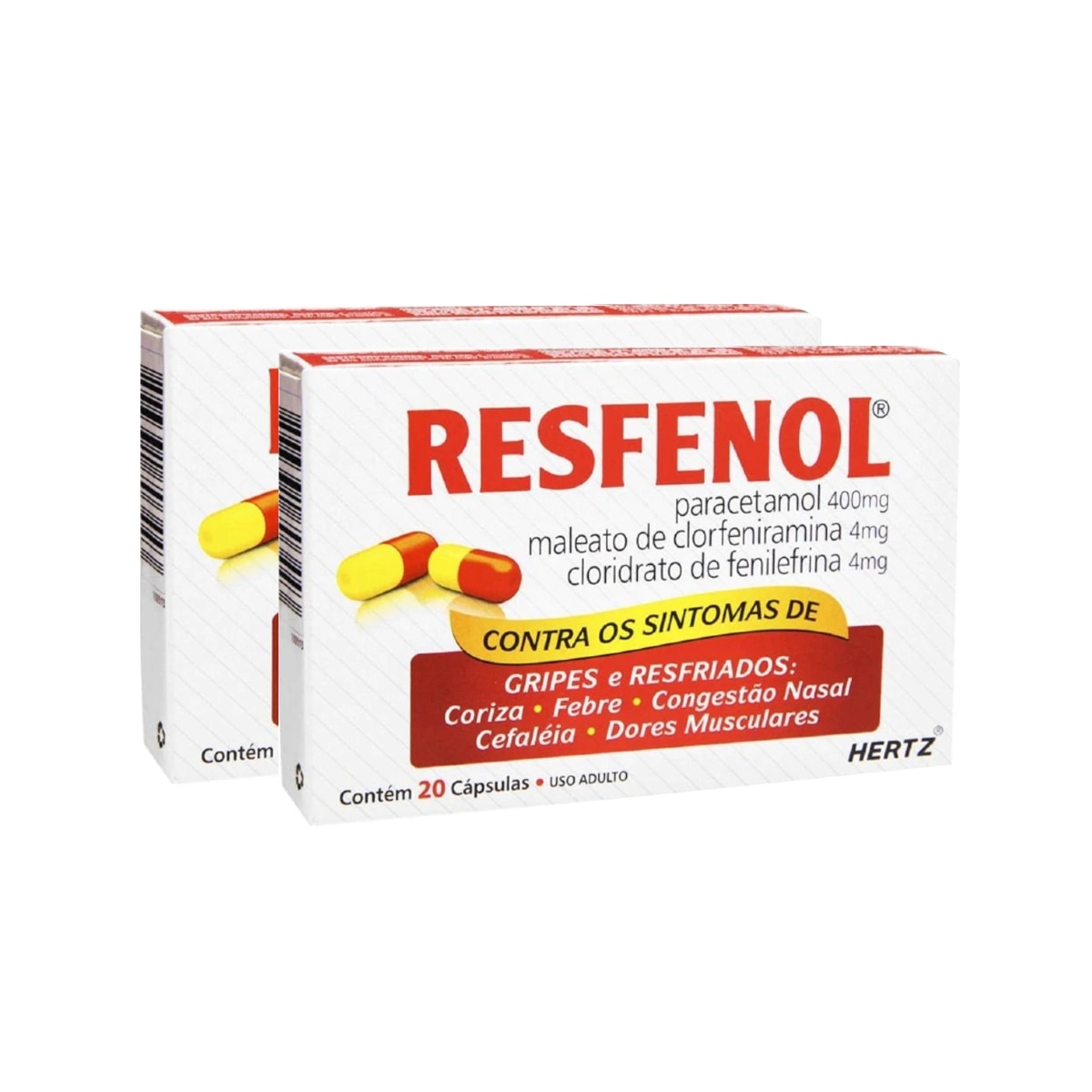 Kit 2 Unidades Resfenol 20 Cápsulas