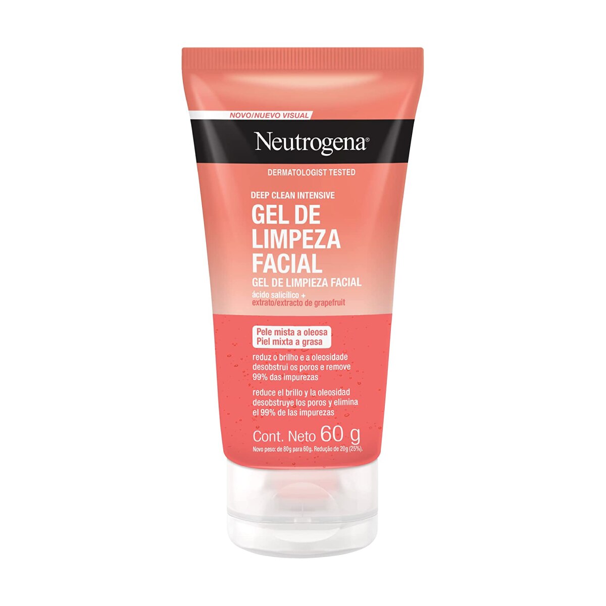 Gel de Limpeza Neutrogena Deep Clean Grapefruit 60g