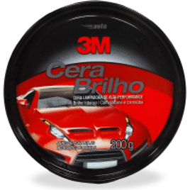 Cera Brilho Intenso, Com Silicone e Carnaúba, Alta Performance 3M- 200g