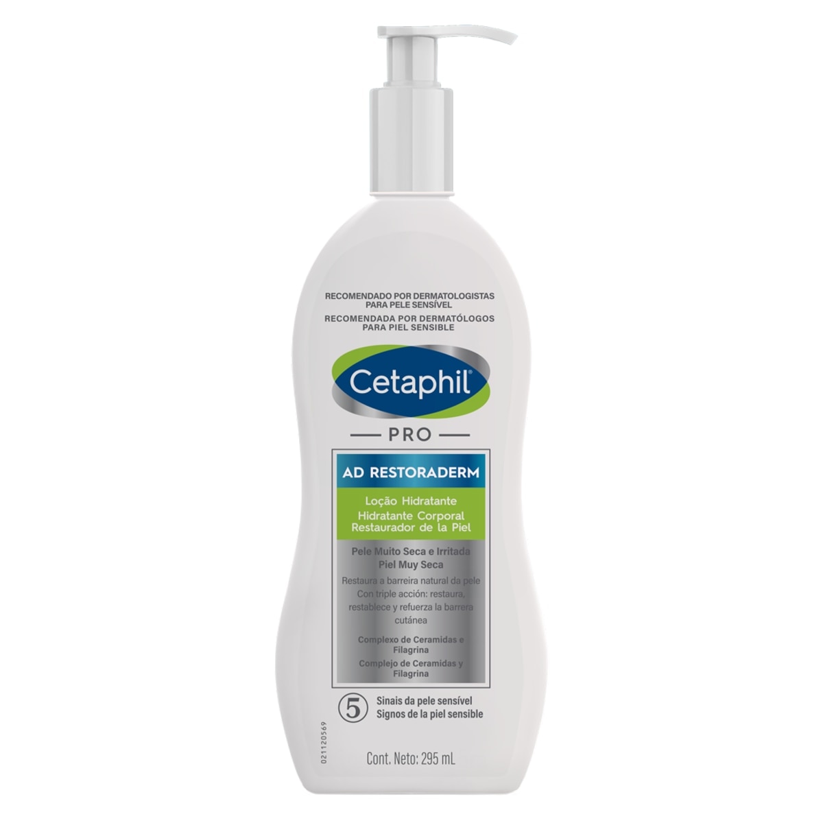 Locao Hidratante Corporal Cetaphil Pro AD Restoraderm 295ml