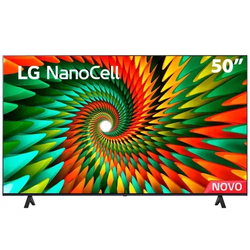 Saindo por R$ 2299: APP 10X SEM JUROS - Smart TV 50 4K LG NanoCell 50NANO77SRA | Pelando