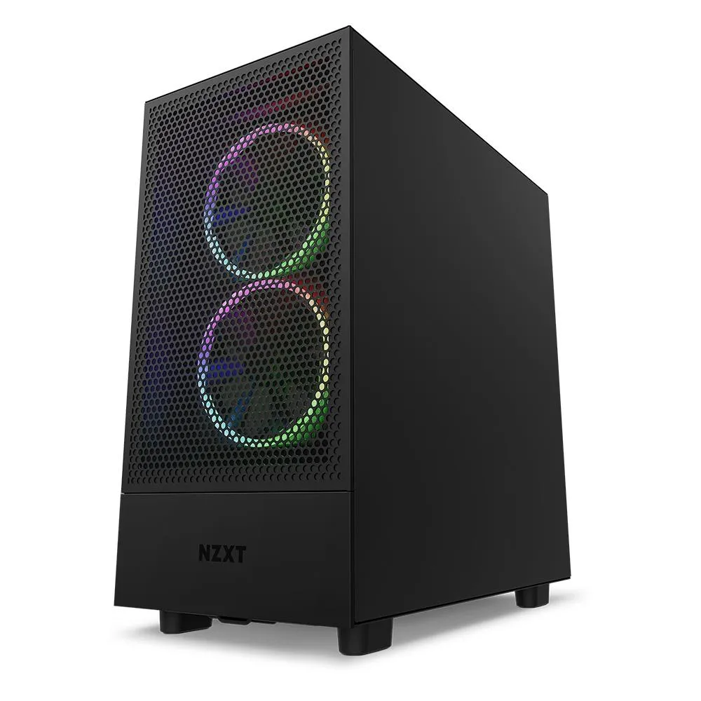 Saindo por R$ 566,6: Gabinete NZXT H5 Flow Compact, Mid Tower, ATX, Lateral e Frontal em Vidro Temperado, 2x Cooler Fan, Preto - CC-H51FB-01 | Pelando