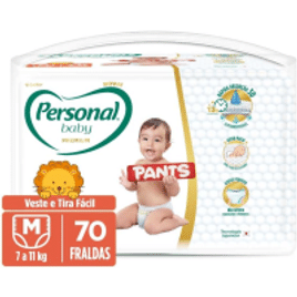 Fralda Personal Baby Premium Pants Tam M – 70 Unidades