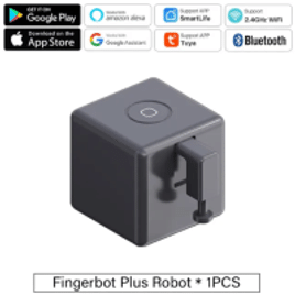 Switch Bot Smart Fingerbot Plus com Leitor de Digitral Compativel com Alexa e Google Home