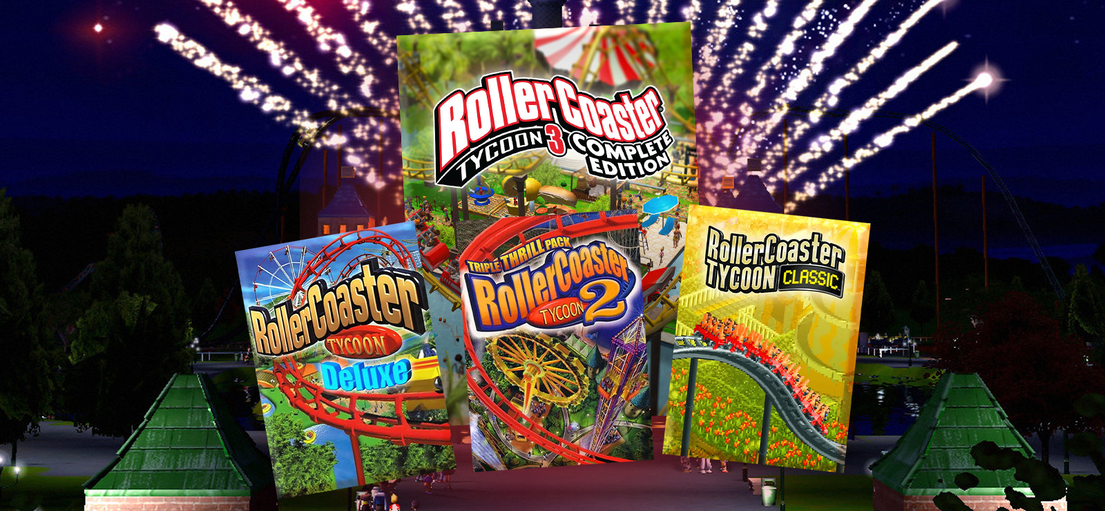 Jogos Rollercoaster Tycoon Bundle - PC GOG
