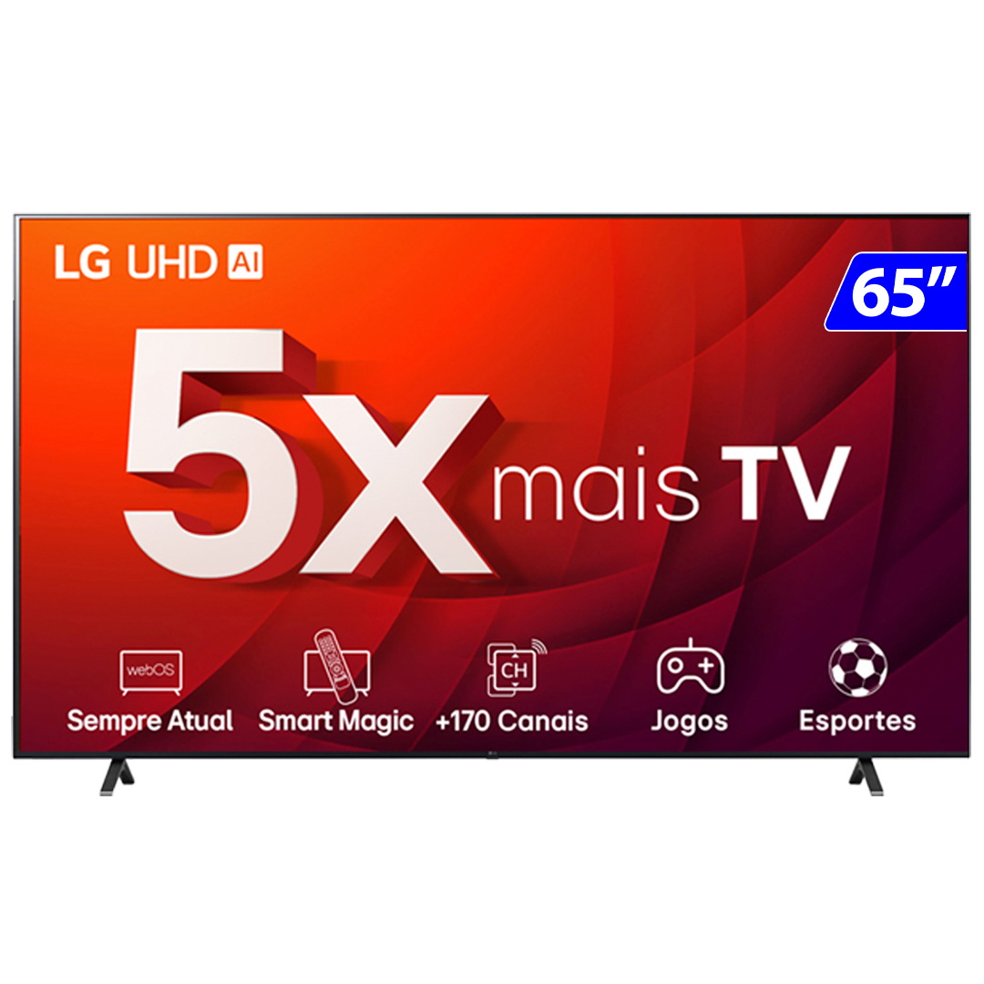 Smart TV 65" 4K LG UHD ThinQ AI HDR - 65UR8750PSA