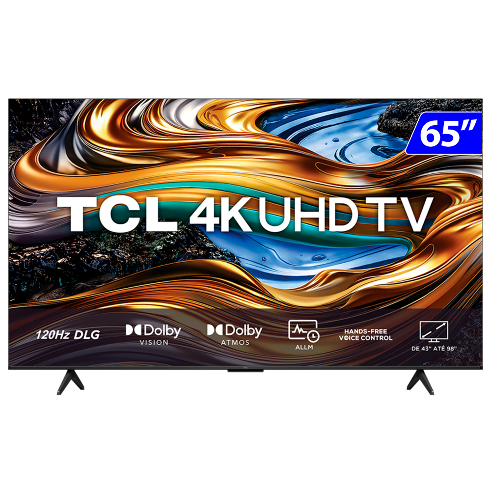 Smart TV TCL LED 65 4K Wi-Fi HDR 10+ UHD Google TV 65P755