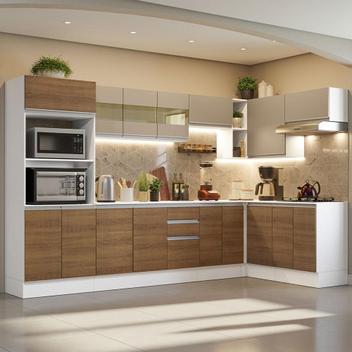 Armário de Cozinha Completa Smart Madesa - 448cm