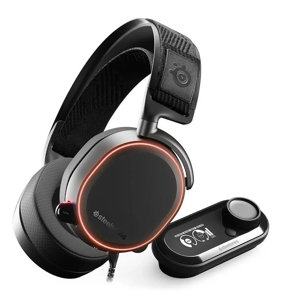 Saindo por R$ 599,9: Headset Gamer Steelseries Arctis Pro, RGB, 7.1 Som Surround, Drivers 40mm + GameDAC Hi-Res - 61453 | Pelando